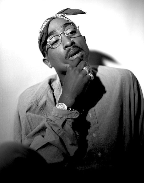 Sunglasses OUTLAW Tupac Vintage Gaultier Style Unisex Metal Side Details